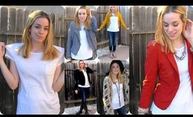 5 Ways to Style Jeans & a Tee {Back to School/Fall Outfit Ideas} | Loveli Channel