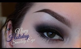 Navy Holiday Smokey Eye | Urban Decay Vice 3