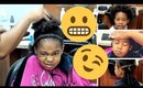 Simple back to school hairstyle! My little girl!!!!
