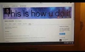 Putting links on youtube channel page