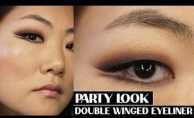 Double Winged Eyeliner Party Look for Asian Monolid Eyes I Futilities And More