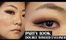 Double Winged Eyeliner Party Look for Asian Monolid Eyes I Futilities And More
