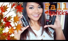 Top 5 Favorite Fall Lipsticks | Drugstore & High-End Products ♡