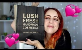 Huge LUSH Haul! 🚿 Bath bombs, shampoo bar, and...toothy tabs? | GlitterFallout
