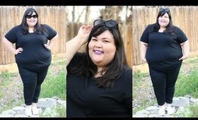 Plus Size OOTD: Black and White