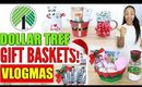 DOLLAR TREE CHRISTMAS GIFT BASKET IDEAS!