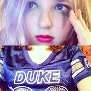 Duke makeup is like my Duke team