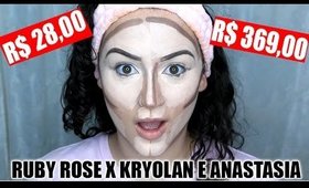 PALETA DE CORRETIVOS RUBY ROSE X KRYOLAN E ANASTASIA! CARO X BARATO!