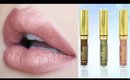 NEW Lasplash Golden Goddess Metallic Lipstick Collection! | Swatches & Review