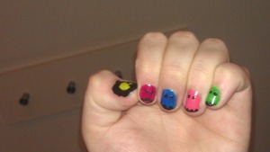 not so hard as well, but the yellow pacman was a bit more difficult, an could have been bigger