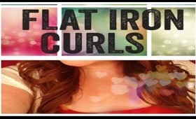 💜 Curl Your Hair with a Straightener or Flat Iron! 💋