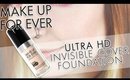 Review & Swatches: MAKE UP FOR EVER Ultra HD Foundation | HD Comparison, Application Demo