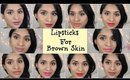 Lipsticks For Indian/Brown Skin | Ft. Maybelline India
