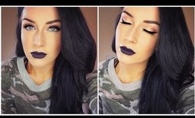 Neutral Eyes & Bold Lips | Makeup Tutorial