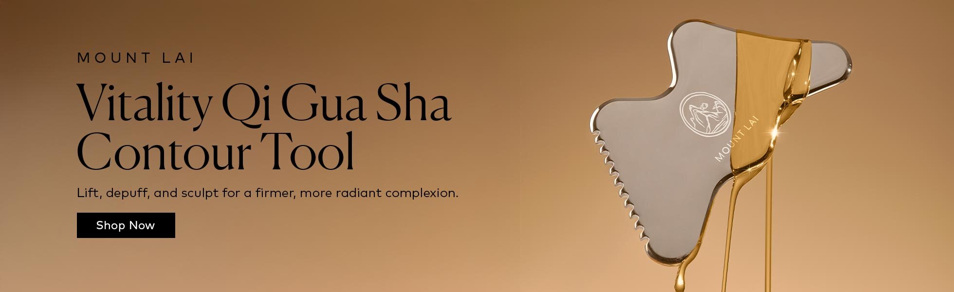 Inspired by ancient Chinese rituals, this pro-grade stainless steel gua sha lifts, depuffs, and sculpts for radiant skin. Shop the Mount Lai Vitality Qi Stainless Steel Gua Sha Contour Tool on Beautylish.com