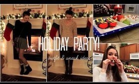 Holiday Party Outfits + Holiday Snack Ideas!