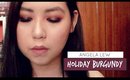 Holiday Cranberry/Burgundy Makeup Tutorial | Angela Lew