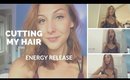 CUTTING My Own HAIR! Releasing energy...