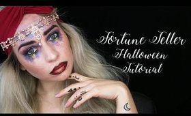 FORTUNE TELLER HALLOWEEN MAKEUP TUTORIAL