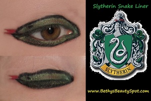 http://www.bethysbeautyspot.com/Easy-Slytherin-House-Makeup-Look-24535827