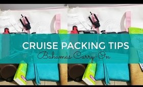 Pack with Me: Carry On, 4 Day Carnival Cruise to the Bahamas