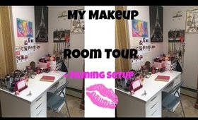 My Makeup Room Tour + Filming Set Up