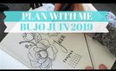 PLAN WITH ME | Bullet journal de Juin - Pivoines