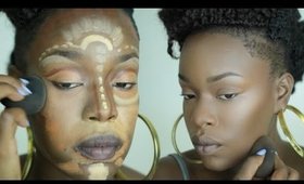 Color Correction  African Mask