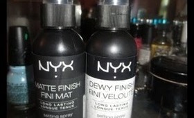 NYX Setting Sprays Review