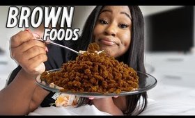 I ONLY ATE BROWN FOODS FOR 24 HOURS CHALLENGE!
