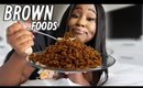 I ONLY ATE BROWN FOODS FOR 24 HOURS CHALLENGE!