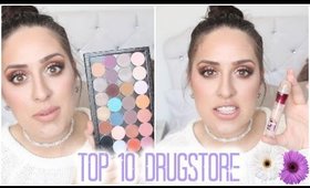 TOP 10 DRUGSTORE/HIGH STREET MAKEUP