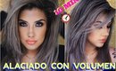 ALISADO en 10 minutos FACIL y con VOLUMEN 🔧/ Get straight hairstyle with volume   | auroramakeup