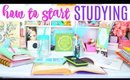 HOW TO START STUDYING & Set up your space | Paris & Roxy