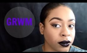 GRWM NEUTRAL EYES & BOLD LIPS | SHEISDEETV