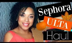 SEPHORA & ULTA HAUL | Natural Hair, Affordable Makeup, Juvia's Place || NaturallyCurlyQ