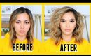 HOW TO GET BIG BEACH WAVES HAIR TUTORIAL! (fast, easy and affordable))