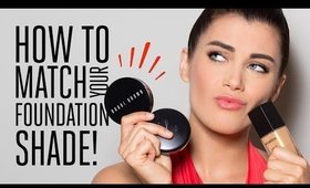 How to MATCH YOUR FOUNDATION Shade!