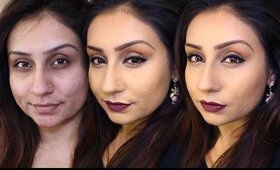 Chit Chat GRWM Current bold lips cat eyes brown tanned skin makeup || Makeup With Raji