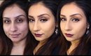 Chit Chat GRWM Current bold lips cat eyes brown tanned skin makeup || Makeup With Raji