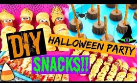 DIY HALLOWEEN PARTY SNACK IDEAS!!