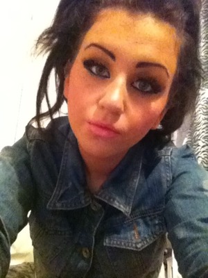 Dark eye makeup