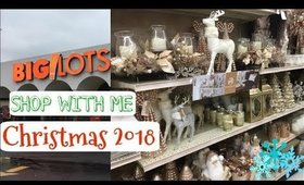 Big Lots Christmas Shop With Me 2018 | Glam Decor on a Budget | Come Christmas Shop With Me