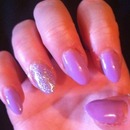 Lilac and silver gels :)