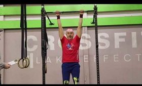 My husband CrossFit open 18.5