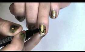 Holiday Christmas lights : nail art tutorial