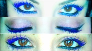 a brand new look with the purple-blue mascara of PUPA