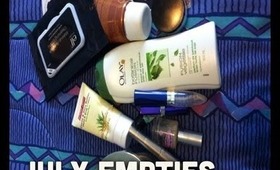 July 2013 Empties