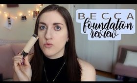 Trying a New Foundation for the First Time in YEARS! | Becca Ultimate Coverage Review