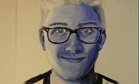 SPEED PAINTING OF TYLER OAKLEY!!!